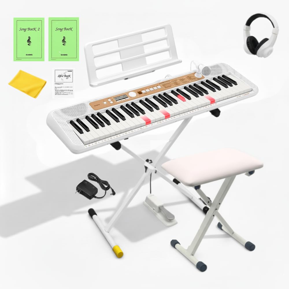 チェンジ　カオリホワイトなど　7点セット Amazon | 【全てホワイトで揃う同色セット】カシオ LK-340 WE ホワイト
